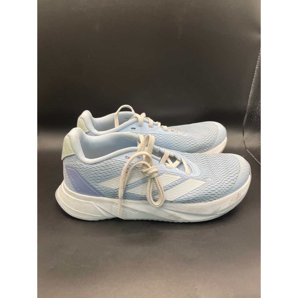 Adidas Duramo SL Light Blue White Running Shoes ID9132 Womens Size 4.5